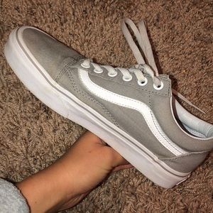 Grey Old School Vans
